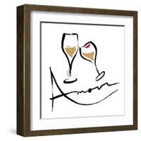 AMOUR Champagne-OnRei-Framed Art Print