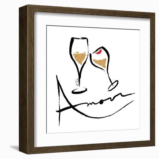 AMOUR Champagne-OnRei-Framed Art Print