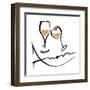 AMOUR Champagne-OnRei-Framed Art Print