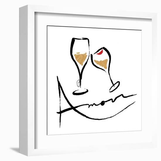 AMOUR Champagne-OnRei-Framed Art Print