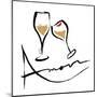 AMOUR Champagne-OnRei-Mounted Art Print