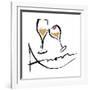 AMOUR Champagne-OnRei-Framed Art Print