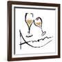 AMOUR Champagne-OnRei-Framed Art Print