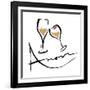 AMOUR Champagne-OnRei-Framed Art Print