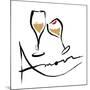 AMOUR Champagne-OnRei-Mounted Art Print