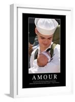 Amour: Citation Et Affiche D'Inspiration Et Motivation-null-Framed Photographic Print