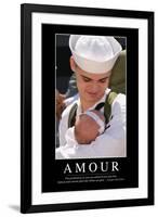 Amour: Citation Et Affiche D'Inspiration Et Motivation-null-Framed Photographic Print