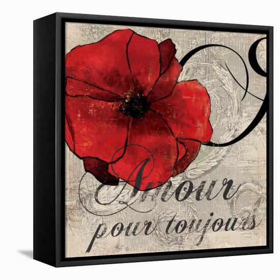 Amour Toujours-Sloane Addison  -Framed Stretched Canvas