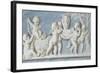 Amours et attributs vase porté sur un brancard-Piat Joseph Sauvage-Framed Giclee Print