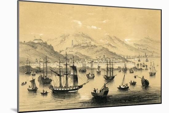 Amoy, One of the Five Ports Opened by the Late Treaty to British Commerce, 1847-JW Giles-Mounted Giclee Print