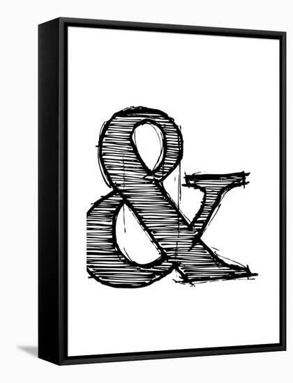 Ampersand 1-NaxArt-Framed Stretched Canvas