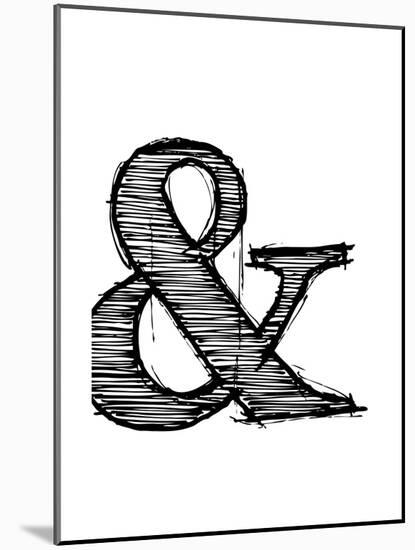 Ampersand 1-NaxArt-Mounted Art Print