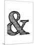 Ampersand 1-NaxArt-Mounted Art Print