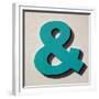 Ampersand Blue-Philip Sheffield-Framed Giclee Print