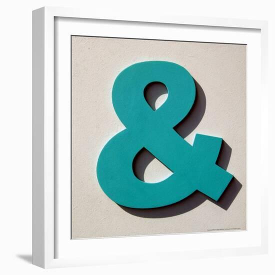 Ampersand Blue-Philip Sheffield-Framed Giclee Print