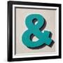 Ampersand Blue-Philip Sheffield-Framed Giclee Print