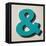 Ampersand Blue-Philip Sheffield-Framed Stretched Canvas