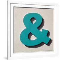 Ampersand Blue-Philip Sheffield-Framed Giclee Print