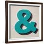 Ampersand Blue-Philip Sheffield-Framed Giclee Print