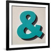 Ampersand Blue-Philip Sheffield-Framed Giclee Print