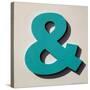 Ampersand Blue-Philip Sheffield-Stretched Canvas