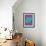 Ampersand Purple and Blue-NaxArt-Framed Art Print displayed on a wall