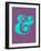 Ampersand Purple and Blue-NaxArt-Framed Art Print