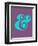 Ampersand Purple and Blue-NaxArt-Framed Art Print