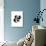 Ampersand White-NaxArt-Art Print displayed on a wall