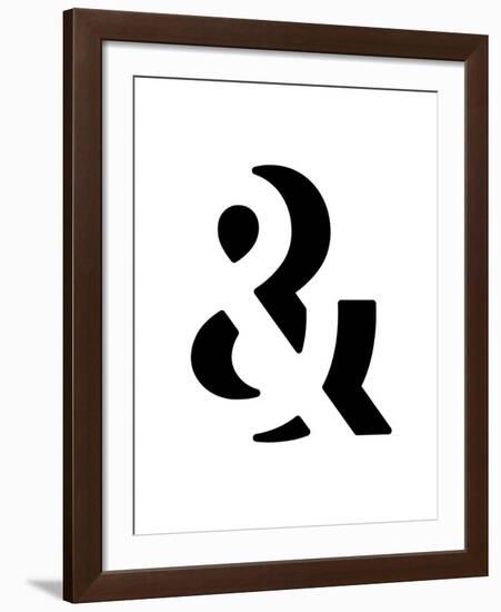 Ampersand-Simon C^ Page-Framed Art Print