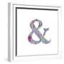 Ampersand-Green Girl-Framed Giclee Print