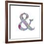 Ampersand-Green Girl-Framed Giclee Print