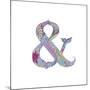 Ampersand-Green Girl-Mounted Giclee Print