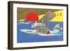Amphibious Aircraft-null-Framed Art Print