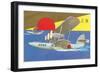 Amphibious Aircraft-null-Framed Premium Giclee Print