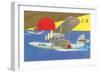 Amphibious Aircraft-null-Framed Premium Giclee Print