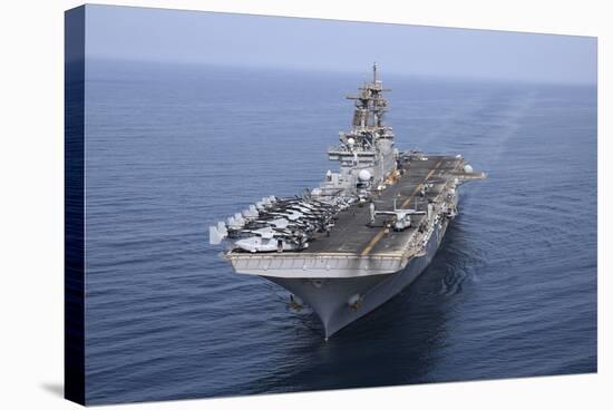 Amphibious Assault Ship USS Kearsarge Conducts Operations at Sea-null-Stretched Canvas