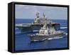 Amphibious Assault Ship USS Nassau-Stocktrek Images-Framed Stretched Canvas