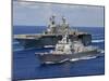 Amphibious Assault Ship USS Nassau-Stocktrek Images-Mounted Photographic Print