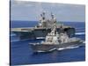 Amphibious Assault Ship USS Nassau-Stocktrek Images-Stretched Canvas
