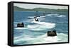 Amphibious Assault Vehicles Approach Hat Yao Beach, Thailand-null-Framed Stretched Canvas