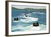 Amphibious Assault Vehicles Approach Hat Yao Beach, Thailand-null-Framed Photographic Print