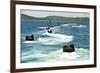 Amphibious Assault Vehicles Approach Hat Yao Beach, Thailand-null-Framed Photographic Print