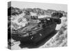Amphibious Landing Craft During Rehearsals for Normandy-null-Stretched Canvas