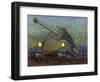 Amphibious Tank Capable of Operating Underwater-null-Framed Art Print