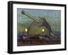 Amphibious Tank Capable of Operating Underwater-null-Framed Art Print