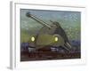 Amphibious Tank Capable of Operating Underwater-null-Framed Art Print