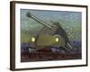 Amphibious Tank Capable of Operating Underwater-null-Framed Art Print