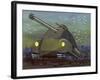 Amphibious Tank Capable of Operating Underwater-null-Framed Art Print