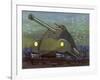 Amphibious Tank Capable of Operating Underwater-null-Framed Art Print